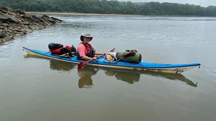 Paddling missouri river dakota south