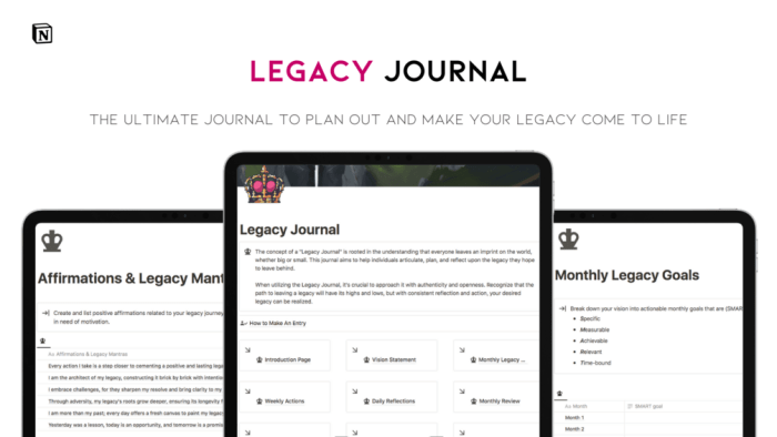 Legacy blurb celebrates