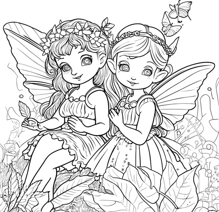 Baby Fairies Coloring Book for Adults 55 Fantasy Greyscale Coloring Pages of Cute Baby Fairies for Relaxation and Stress Relief