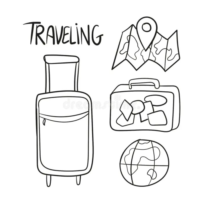 Travel Adventure Line Drawing 150 Step-by-Step Doodles for Journals & Sketchbooks