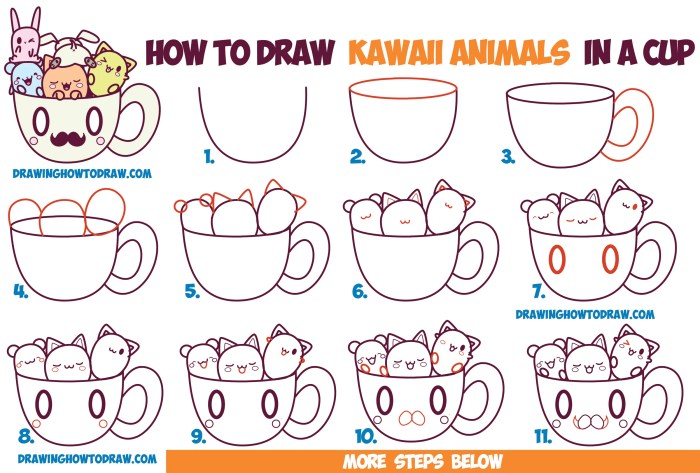 How to Draw Coolest Things Cute Animals Step-by-step Fun and Easy Sketching Guide for kids. Learn to Draw Dogs Cats Lions Elephants Dolphins and more!