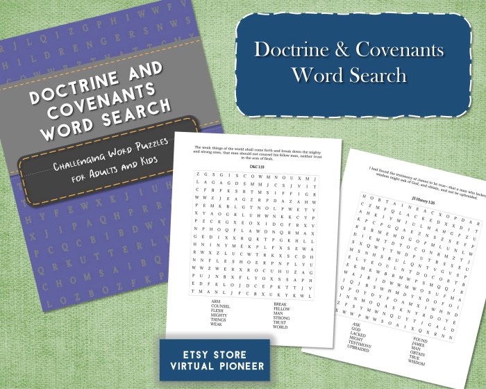 Word Search for Latter-day Saints LDS Themed Word Puzzles for Teens and Adults Ages 12+