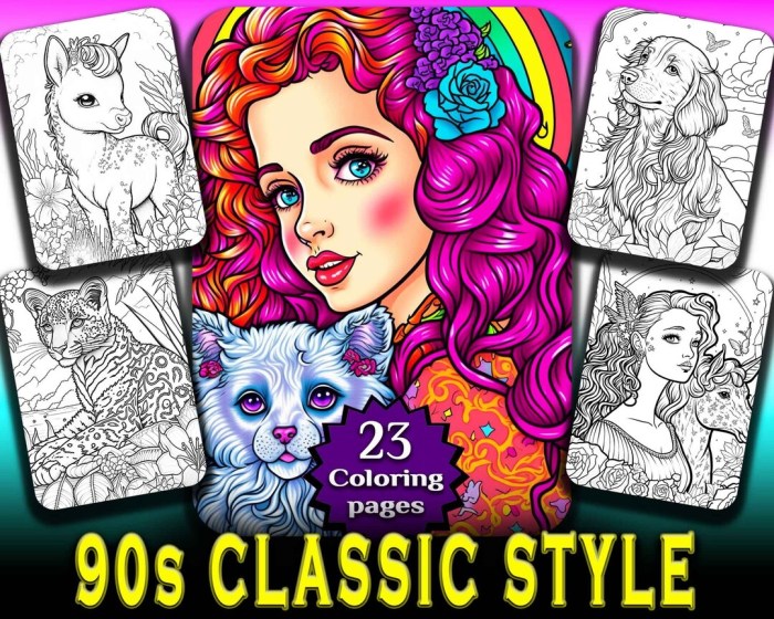 Retro Beauties. A 1950's Coloring Book for Adults.