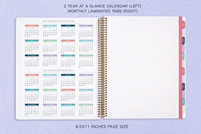 2022 2023 18 Month Mini Calendar Purple Floral Pocket Size Academic Planner