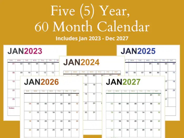 5 Year Monthly Planner 2023-2027 Vintage Flowers Five Year Monthly Planner From January 2023 To December 2027 - 60 Months Calendar Agenda Schedule ...  January 2023-December 2027'