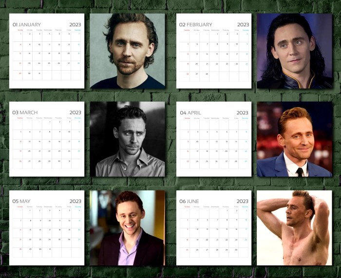 Tom hiddleston 2022 Calendar OFFICIAL Tom hiddleston calendar 2022 Weekly & Monthly Planner with Notes Section for Alls Tom hiddleston Fans!-24 months - Movie tv series films calendar.4