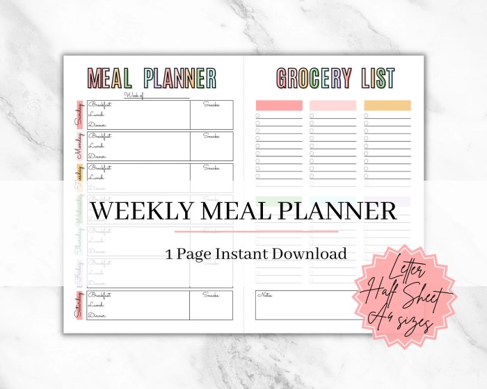 2022 Weekly Meal Planner and Grocery List With Blank Recipe Pages 52 Weeks For Healthy Eating Meal Prep Calendar Meal Planner Notepad Meal Plan Calendar