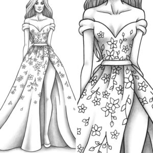 Fashion Coloring Book For Adults. Glamour and Glitz A Sparkling Coloring Book for Fashionable Adults Get Creative with These 55 Dazzling and Trendy Designs. Coloring Book For Adults Relaxation.