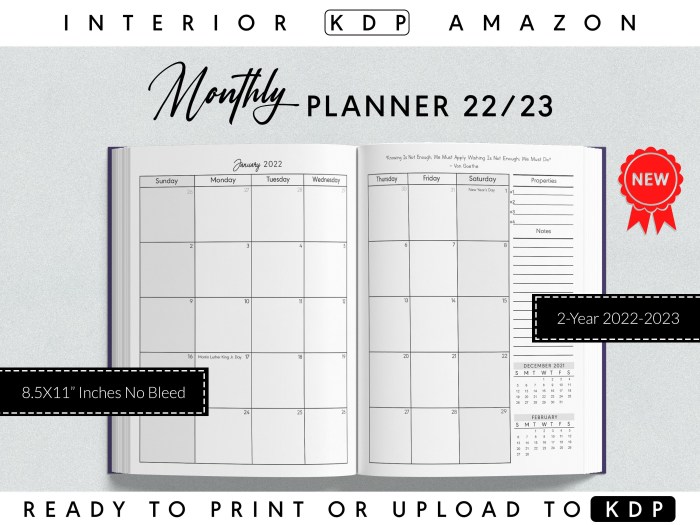 2022-2023 Monthly Planner Pink Marble Planner For Women 2 Year Monthly Planner January 2022 to December 2023 (24 Months) Calendar Scheduler ... Holidays Inspirational Quotes 8.5 x 11 in