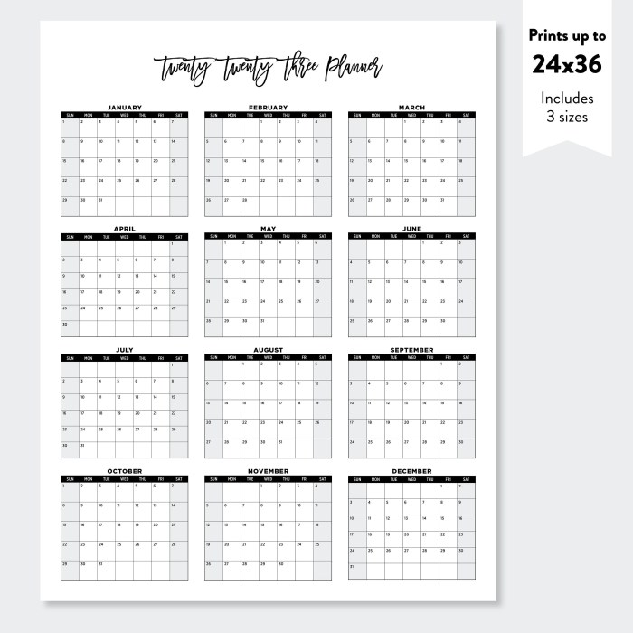 2023-2024 Monthly Planner 24 Months (2 Year January 2023 to December 2024) Planner Monthly Calendar Schedule Planner and Organizer with Federal Holidays & Inspirational Quotes