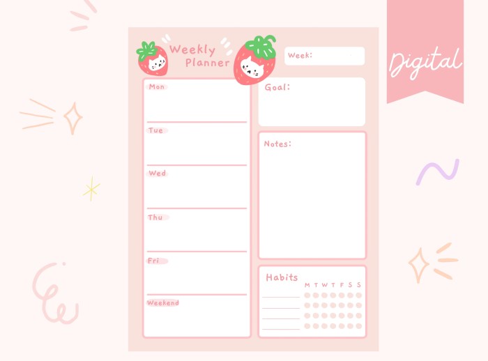 Blossom and Tea 2023 Planner — Weekly and Monthly Cute and Aesthetic Floral Cherry Blossom Planner and Calendar for Girls Teens and Women