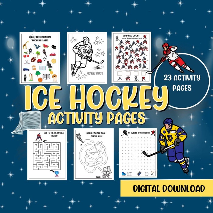 The Fantastic Ice Hockey Activity Book For Kids The Perfect Ice Hockey Activity Book Ideal For Any Hockey loving Hours of Ice Hockey Themed Activity ... Much More Awesome Gift for kids age 5 and up