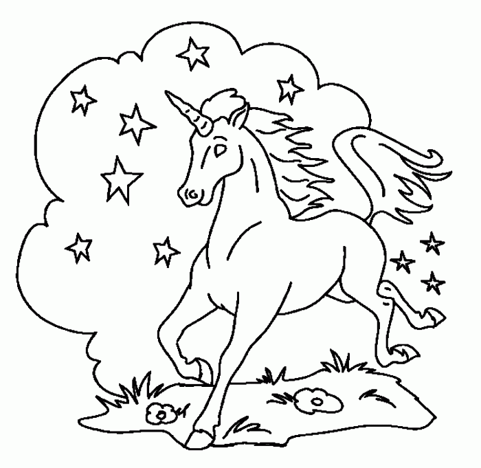 Unicorn coloringbay