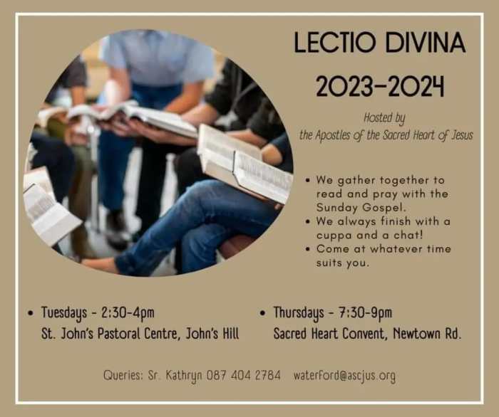 Daily Gospel Lectio Divina Reflections for 2022 Liturgical Calendar