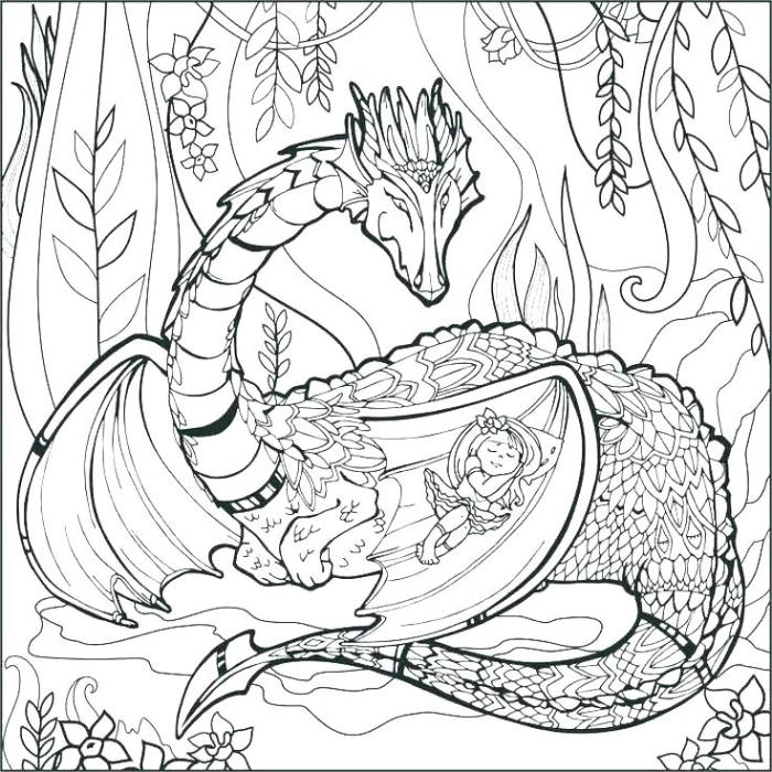 Kawaii Fantasy Creatures Coloring Book Adults and Teen Coloring Book Featuring Mythical Creatures Dragons and Unicorns for Stress Relief and Relaxation