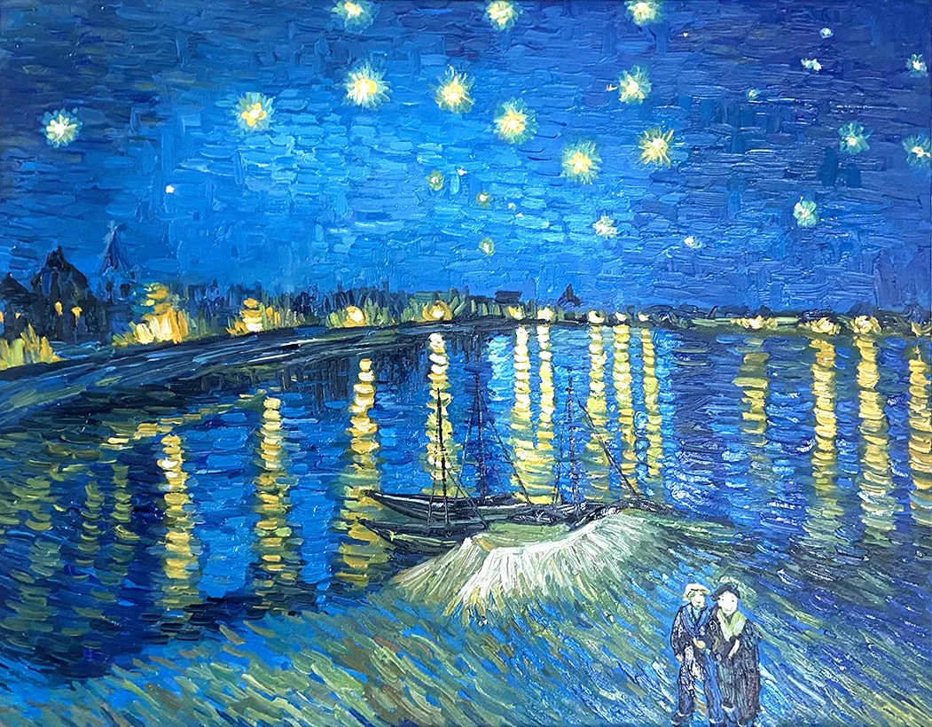 Starry night rhone over wallpaper wallpapers desktop gogh van vincent painting amazing la noche estrellada wallpaperaccess wallpapersafari nuit nights wallpapercave