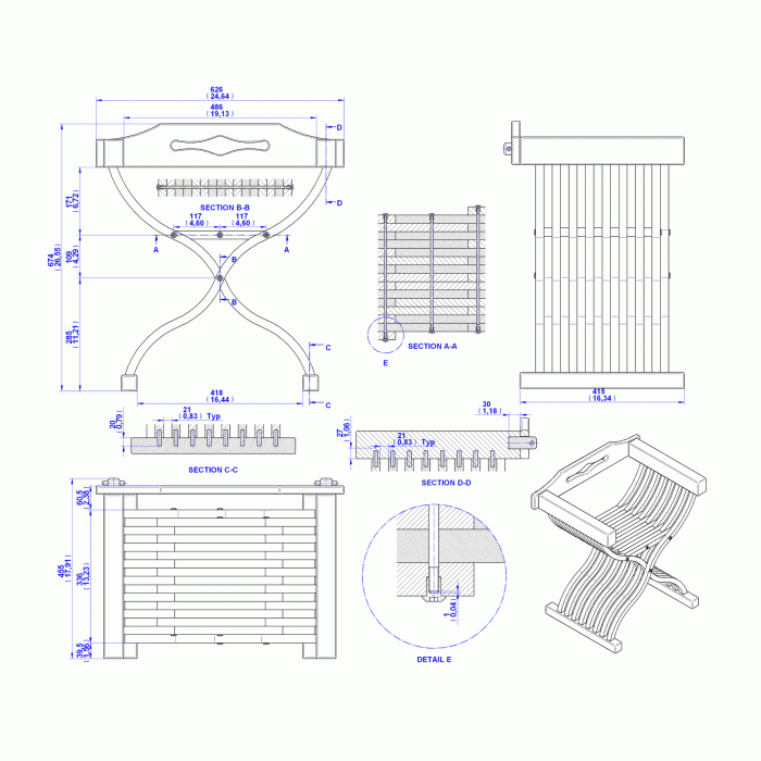 Medieval furniture plans