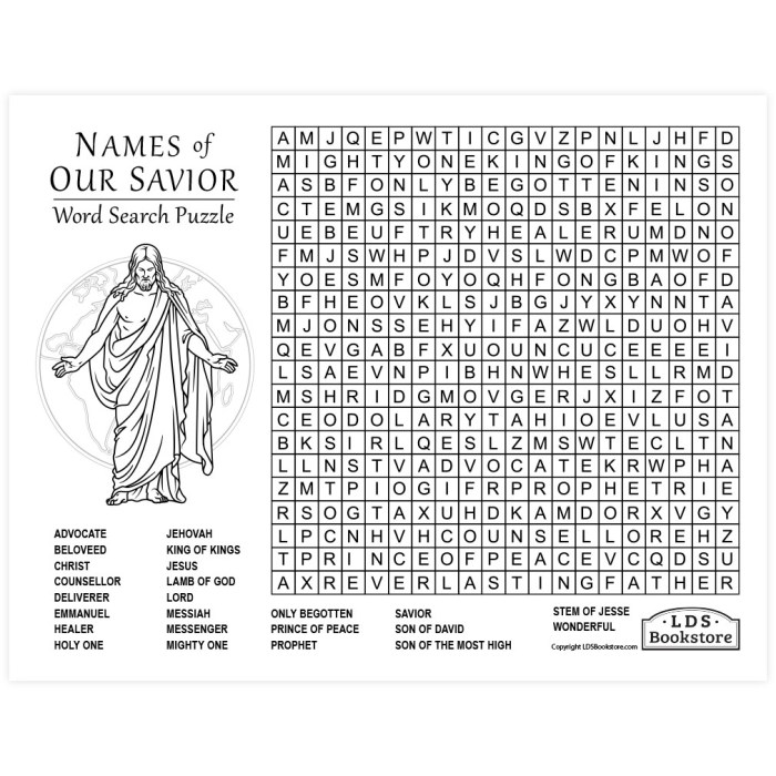 Word Search for Latter-day Saints LDS Themed Word Puzzles for Teens and Adults Ages 12+