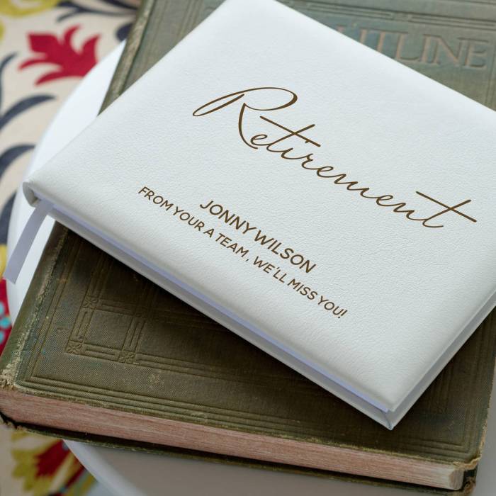 Retirement Message Book Sign-In Party Guest Book for Retiring Women  Keepsake Memory Gift  Rose Gold Design with Faux Glitter