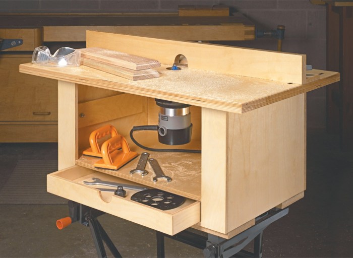 Woodworking plans router