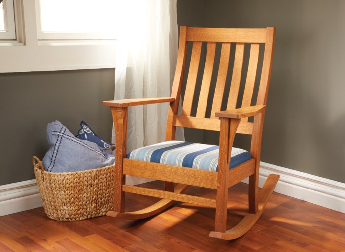 Rocking chair woodworking plans