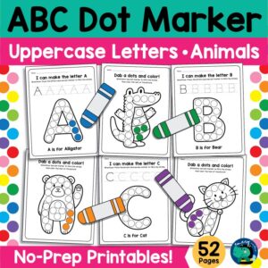 Dot Markers Activity Book Letters and Animals