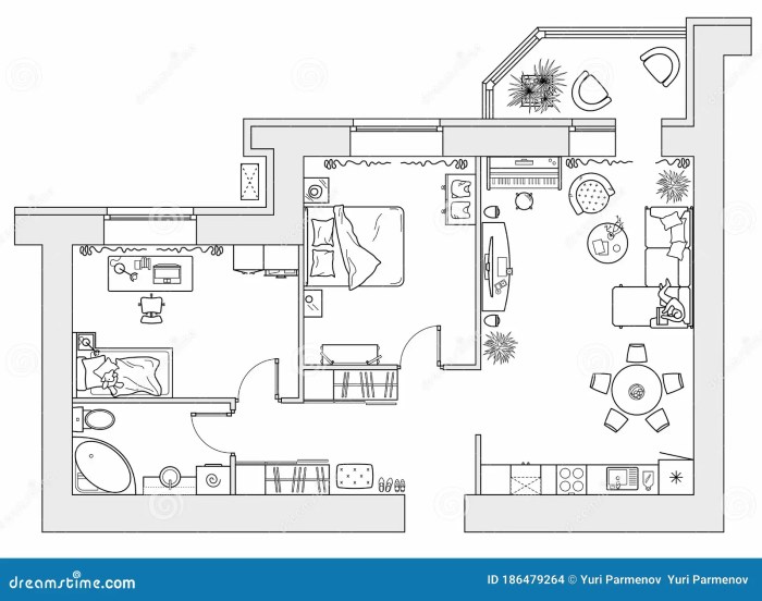 Furniture psd top 2d 3d floorplan down model house models cgtrader interior set