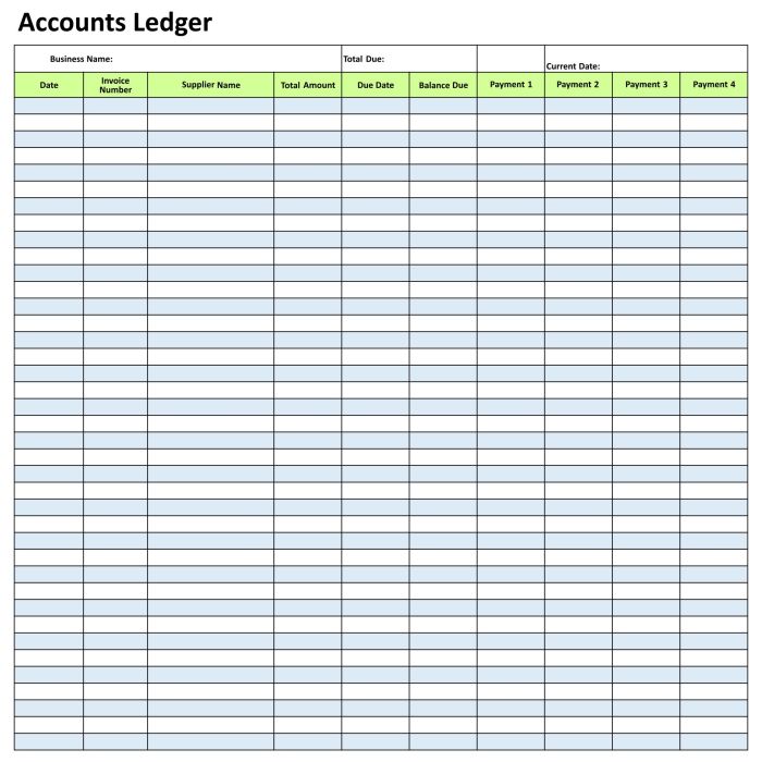 Ledger template bookkeeping online database beginner customer form