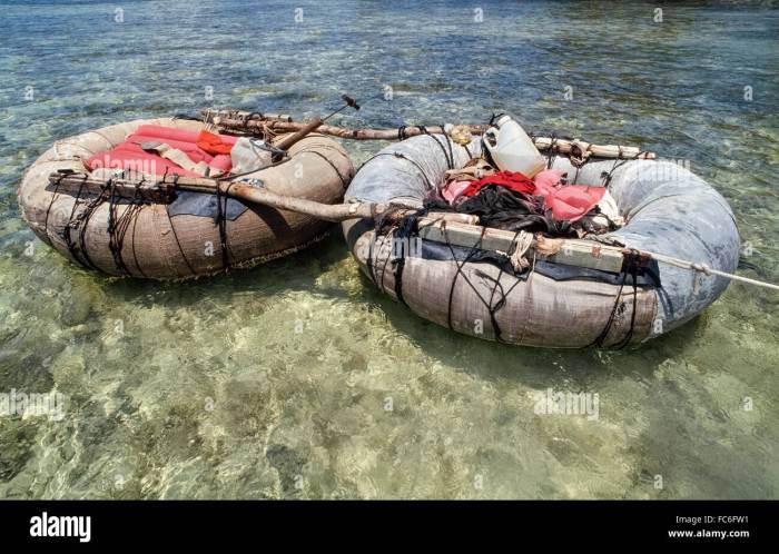 Cuban raft refugees