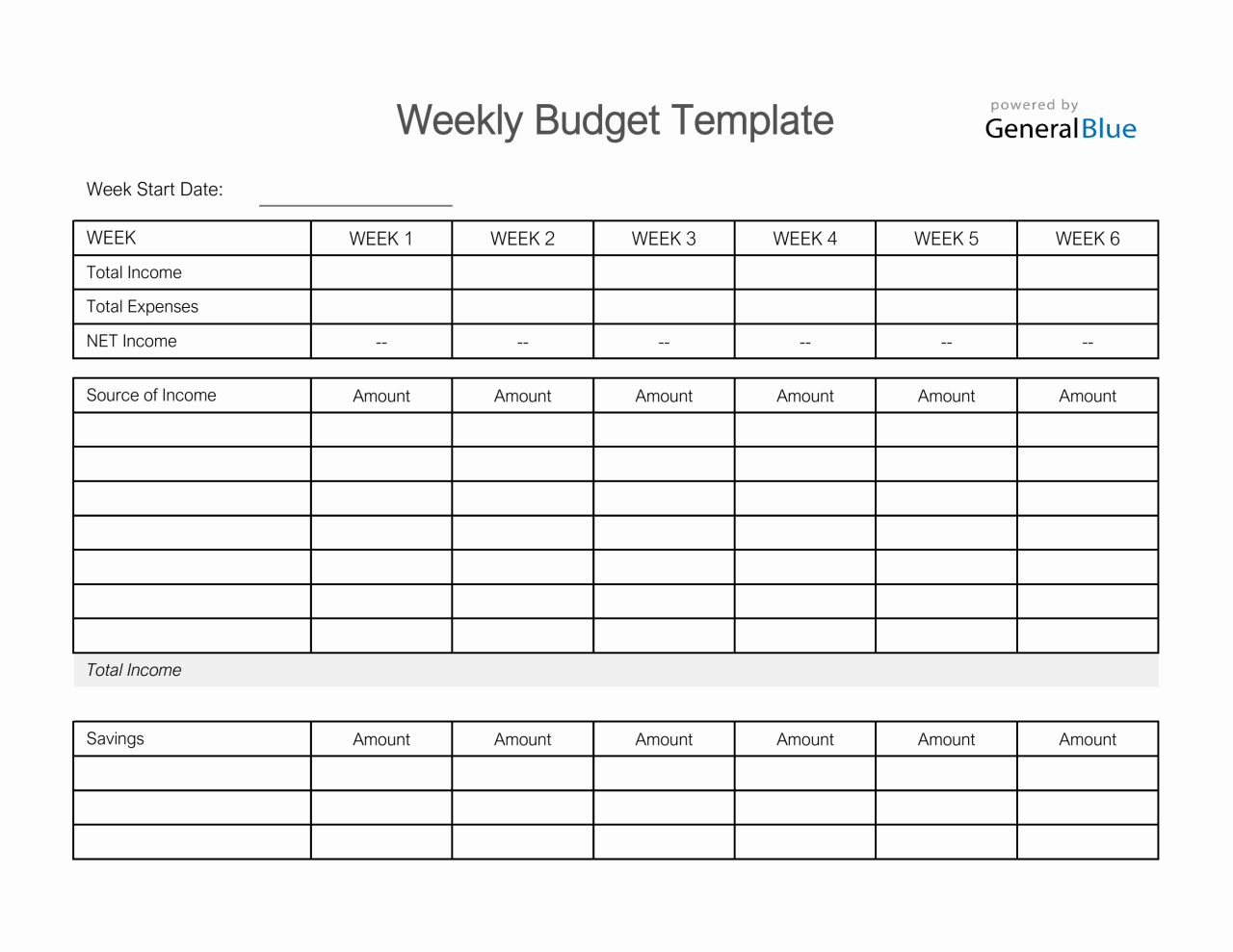 Bi Weekly Budget Planner Paycheck Budget Planner  Income & Expense Budgeting Workbook and Balance Tracker