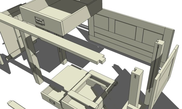 Sketchup woodworking plans lawren