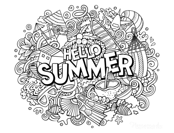 Cute Summer A Coloring Book for Adults Featuring Easy and Relaxing Summer Scenes with Cute Animals Beautiful Flowers Delicious Treats and More!