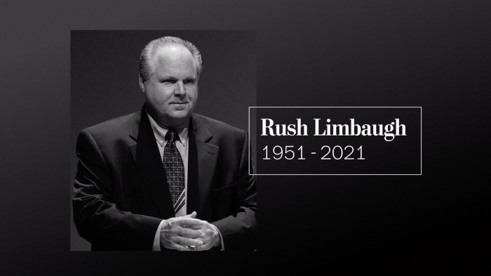 Limbaugh rush biography credit childhood famous