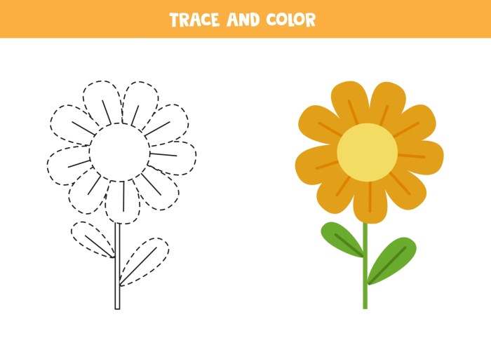 Tracing Flowers Tracing and Coloring Book With Abstract Floral Designs For Anxiety Relief and Mindfulness