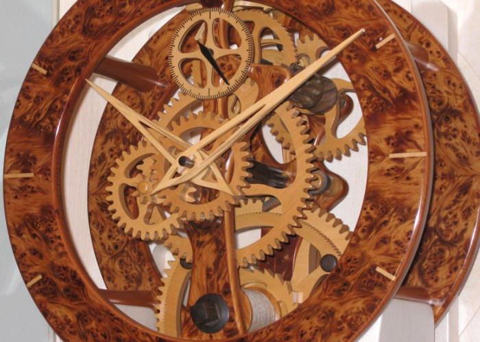 Woodworking clock projects